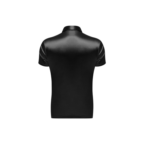 Satin Muscle Fit PK Shirts [Black]