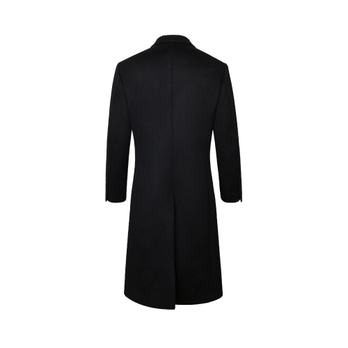 Chad Malone Cashmere Taylor Double Coat [Black]
