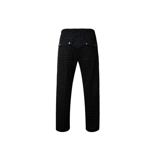 Chad Malone Tweed Knit Pants [Black]