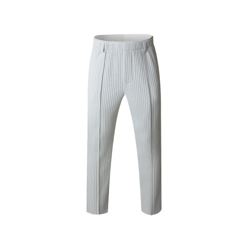 Volante Pleats Long Pants [Gray]
