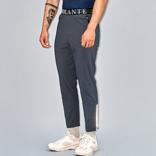 Tapered fit leggings Pants [Dark Gray]