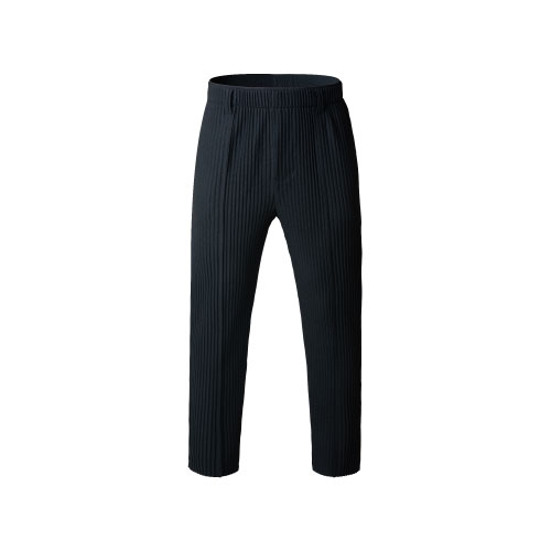 Volante Pleats Long Pants [Black]