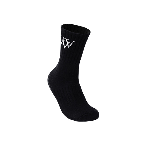 Triple V Non-slip Socks [Black]