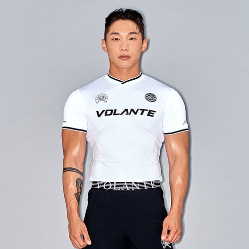 Voltex Field Uniform Collection Short Sleeve Compression [White]