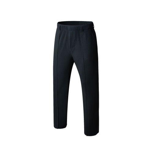 Volante Pleats Long Pants [Black]