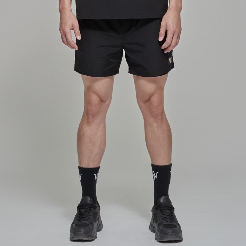 Triple V Tab Woven Set-up Shorts [Black]