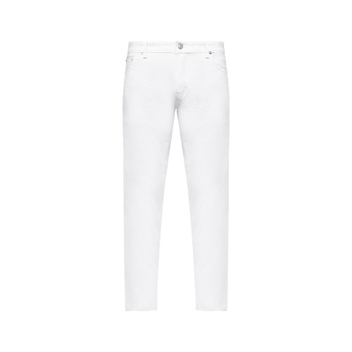 Volante Premium High Density Spandex Silver Tab White Jean(Fabric by VOLANTE)